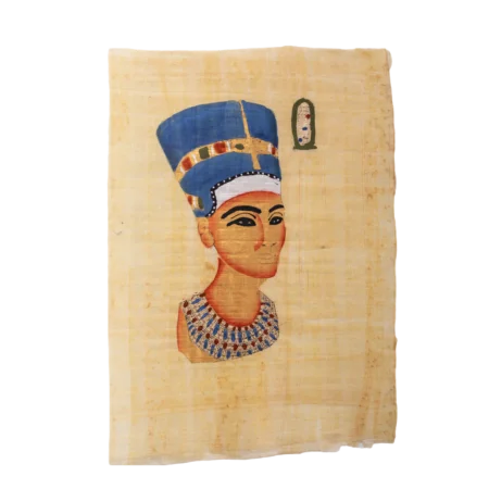 エジプトの手描き 100% 本物の発光パピルス紙 (アンクキー) - Pharaoh Mart