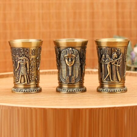 Exquisite 30ML Pharaonic Egyptian Copper Cup