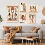 Ancient Egyptian Wall Art Canvas Paintings, Posters Home Decor 1