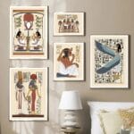 Ancient Egyptian Wall Art Canvas Paintings, Posters Home Decor 1